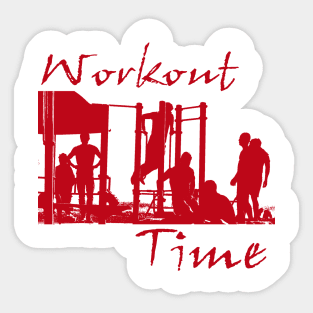 Workout Time Sticker